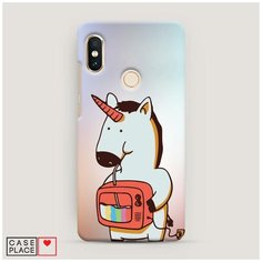 Чехол Пластиковый Xiaomi Redmi Note 5/Note 5 Pro Единорог и телевизор Case Place