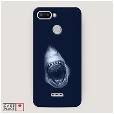 Чехол Пластиковый Xiaomi Redmi 6 Пасть акулы Case Place