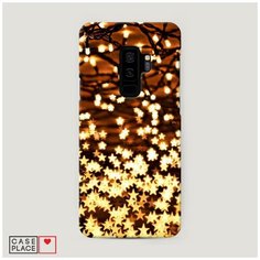 Чехол Пластиковый Samsung Galaxy S9 Plus Новогодняя гирлянда Case Place