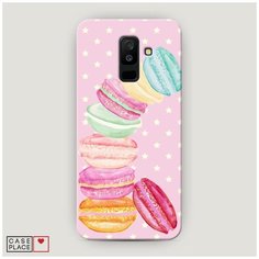 Чехол Пластиковый Samsung Galaxy A6 Plus Пирамидка макарони Case Place