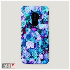Чехол Пластиковый Samsung Galaxy S9 Plus Цветочный ковер Case Place