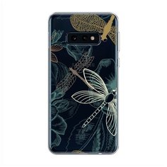 Силиконовый чехол "Тени стрекоз" на Samsung Galaxy S10E / Самсунг Галакси S10E Case Place