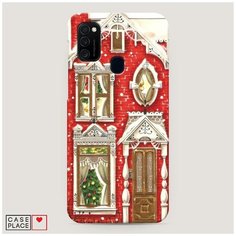 Чехол Пластиковый Samsung Galaxy M21 Пряничный домик Case Place