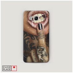 Чехол Пластиковый Samsung Galaxy J5 2016 Девушка с татуировками Case Place