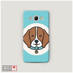 Чехол Пластиковый Samsung Galaxy J5 2016 Собака в ошейнике Case Place