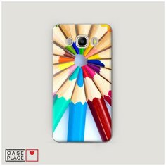 Чехол Пластиковый Samsung Galaxy J5 2016 Цветные карандаши Case Place