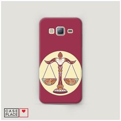 Чехол Пластиковый Samsung Galaxy J3 2016 Весы Case Place