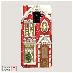 Чехол Пластиковый Samsung Galaxy A8 2018 Пряничный домик Case Place