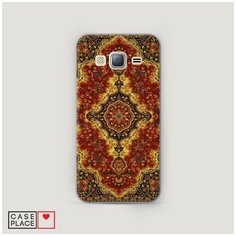 Чехол Пластиковый Samsung Galaxy J3 2016 Ковер Case Place