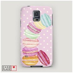 Чехол Пластиковый Samsung Galaxy S5 Пирамидка макарони Case Place