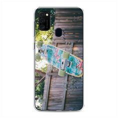 Силиконовый чехол "Хобби скейт 3" на Samsung Galaxy M21 / Самсунг Галакси М21 Case Place
