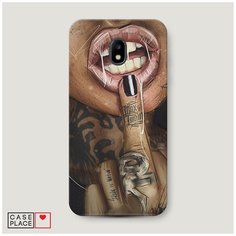 Чехол Пластиковый Samsung Galaxy J3 2017 Девушка с татуировками Case Place