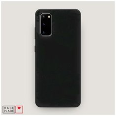 Чехол силиконовый Матовый Samsung Galaxy S20 Цветы тату Case Place