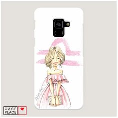 Чехол Пластиковый Samsung Galaxy A8 2018 Весы образ Case Place