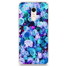 Силиконовый чехол "Цветочный ковер" на Xiaomi Redmi 5 Plus / Сяоми Редми 5 Плюс Case Place