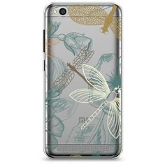 Силиконовый чехол "Тени стрекоз" на Xiaomi Redmi 5A / Сяоми Редми 5а Case Place