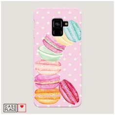 Чехол Пластиковый Samsung Galaxy A8 2018 Пирамидка макарони Case Place