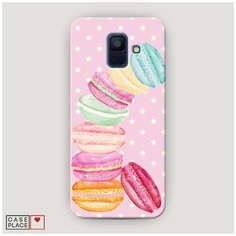 Чехол Пластиковый Samsung Galaxy A6 Пирамидка макарони Case Place