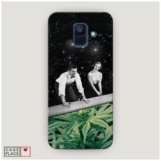 Чехол Пластиковый Samsung Galaxy A6 Ковер самокрут Case Place