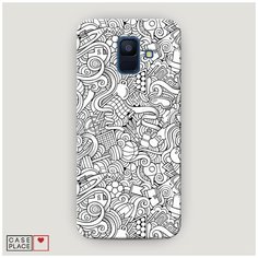 Чехол Пластиковый Samsung Galaxy A6 Бильярдная мозаика Case Place