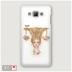 Чехол Пластиковый Samsung Galaxy A5 Весы прическа Case Place