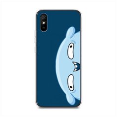 Силиконовый чехол "Подушка синий фон" на Xiaomi Redmi 9A / Сяоми Редми 9А Case Place