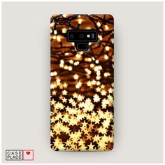 Чехол Пластиковый Samsung Galaxy Note 9 Новогодняя гирлянда Case Place