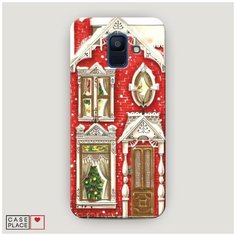 Чехол Пластиковый Samsung Galaxy A6 Пряничный домик Case Place