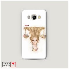 Чехол Пластиковый Samsung Galaxy J5 2016 Весы прическа Case Place