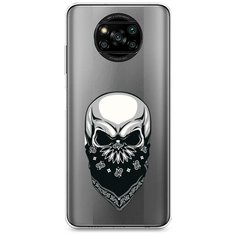 Силиконовый чехол "Череп в маске" на Xiaomi Poco X3 Pro / Сяоми Поко X3 Про Case Place