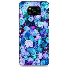 Силиконовый чехол "Цветочный ковер" на Xiaomi Poco X3 Pro / Сяоми Поко X3 Про Case Place
