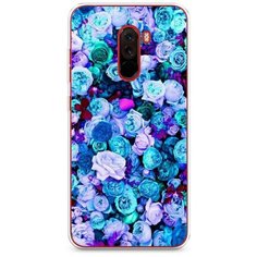 Силиконовый чехол "Цветочный ковер" на Xiaomi Pocophone F1 / Сяоми Покофон F1 Case Place