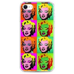 Силиконовый чехол "Мерелин постеры" на Apple iPhone SE 2020 / Айфон SE 2020 Case Place