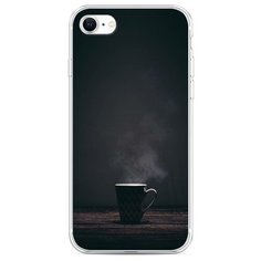 Силиконовый чехол "Пар из кружки" на Apple iPhone SE 2020 / Айфон SE 2020 Case Place