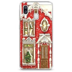 Силиконовый чехол "Пряничный домик" на Samsung Galaxy A40 / Самсунг Галакси А40 Case Place