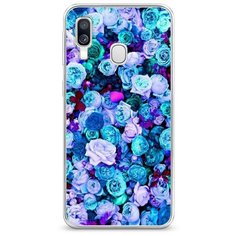 Силиконовый чехол "Цветочный ковер" на Samsung Galaxy A40 / Самсунг Галакси А40 Case Place