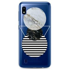 Силиконовый чехол "Пирамида из кругов" на Samsung Galaxy A10 / Самсунг Галакси А10 Case Place