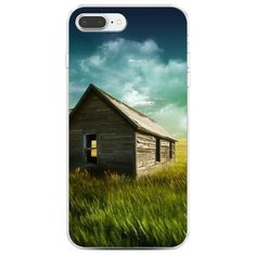 Силиконовый чехол "Домик в поле" на Apple iPhone 8 Plus / Айфон 8 Плюс Case Place