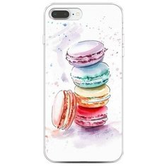 Силиконовый чехол "Пирамидка макарони 2" на Apple iPhone 8 Plus / Айфон 8 Плюс Case Place