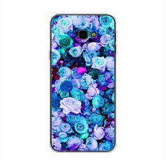 Силиконовый чехол "Цветочный ковер" на Samsung Galaxy J4 + / Самсунг Галакси J4 Плюс Case Place