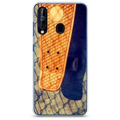 Силиконовый чехол "Хобби скейт 5" на Samsung Galaxy A60 / Самсунг Галакси А60 Case Place