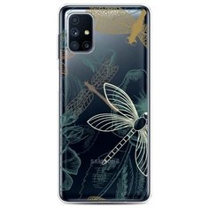 Силиконовый чехол "Тени стрекоз" на Samsung Galaxy M31s / Самсунг Галакси M31s Case Place