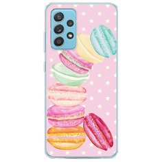 Силиконовый чехол "Пирамидка макарони" на Samsung Galaxy A52 / Самсунг Галакси А52 Case Place