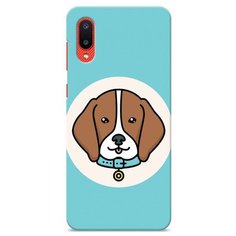 Пластиковый чехол "Собака в ошейнике" на Samsung Galaxy A02 / Самсунг Галакси А02 Case Place