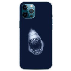 Силиконовый чехол "Пасть акулы" на Apple iPhone 12 Pro Max / Айфон 12 Про Макс Case Place