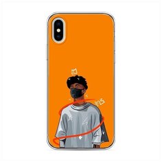 Силиконовый чехол "В маске 1" на Apple iPhone X (10) / Айфон Икс (Десять) Case Place