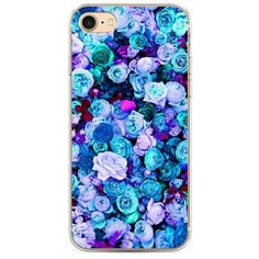 Силиконовый чехол "Цветочный ковер" на Apple iPhone 7 / Айфон 7 Case Place