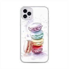Силиконовый чехол "Пирамидка макарони 2" на Apple iPhone 11 Pro Max / Айфон 11 Про Макс Case Place