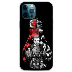 Силиконовый чехол "Черная лампочка" на Apple iPhone 12 Pro Max / Айфон 12 Про Макс Case Place