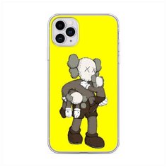 Силиконовый чехол "Кукла KAWS" на Apple iPhone 11 Pro / Айфон 11 Про Case Place